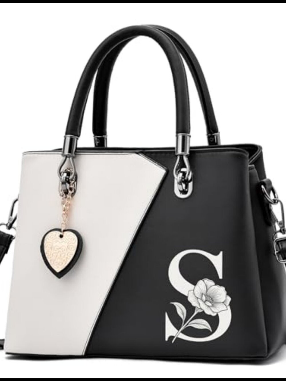 PU Leather Satchel Handbag Crossbody Shoulder Bag Top Handle Tote